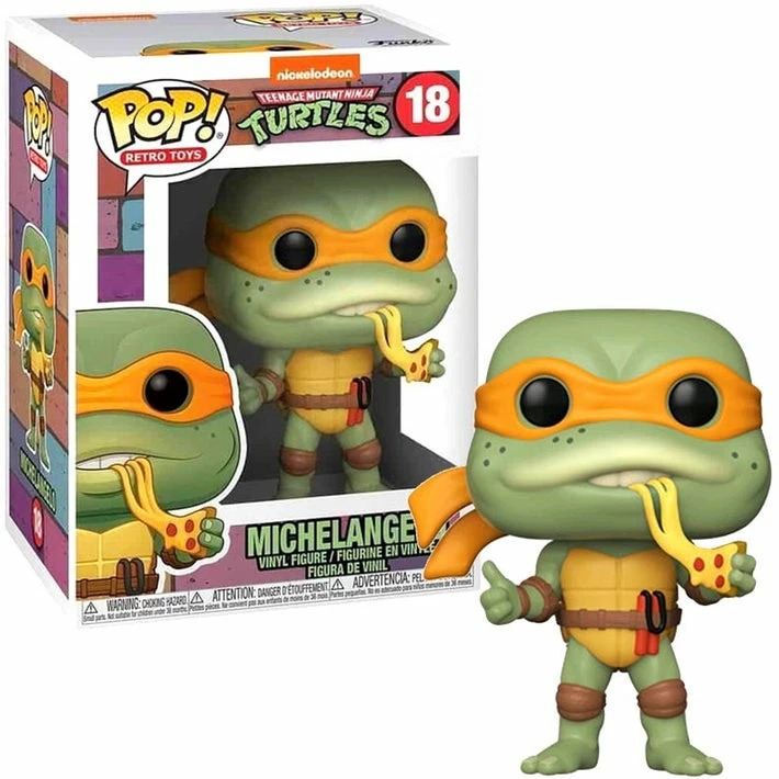 Funko Teenage Mutant Ninja Turtles (1990) - Michelangelo Pop! Vinyl Figure 3 Funko Teenage Mutant Ninja Turtles (1990) - Michelangelo Pop! Vinyl Figure