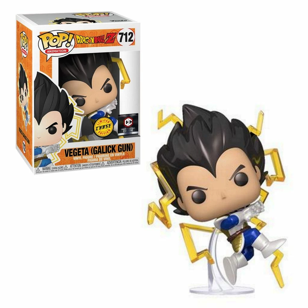 Funko Chase Pop Dragon Ball Z - Vegeta Galick Gun Pop! Vinyl Figure (Metallic) - Chase Edition 3 Funko Chase Pop Dragon Ball Z - Vegeta Galick Gun Pop! Vinyl Figure (Metallic) - Chase Edition
