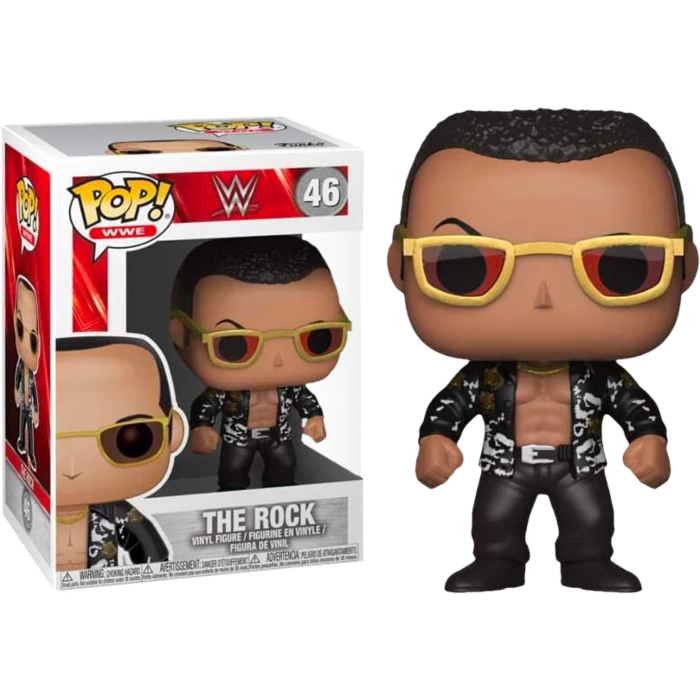 Funko WWE - The Rock Old School Pop! Vinyl Figure 3 Funko WWE - The Rock Old School Pop! Vinyl Figure