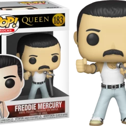 Funko Pop Vinyls NZ Queen - Freddie Mercury Radio Gaga Live Aid 1985 Pop! Vinyl Figure