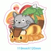 Hobby Zone Latest Arrival My Neighbour Totoro - Totoro Riding Catbus Vinyl Decal Sticker