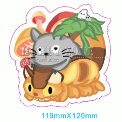 Hobby Zone Latest Arrival My Neighbour Totoro - Totoro Riding Catbus Vinyl Decal Sticker