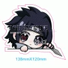 Hobby Zone Naruto Sasuke Holding Kunai Vinyl Decal Sticker Collector Sets