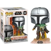 Funko Disney Pop Vinyls Star Wars: The Mandalorian - The Mandalorian With The Child (Baby Yoda) Flying Pop! Vinyl Figure