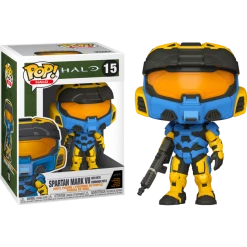 Funko Halo Infinite - Spartan Mark VII With VK78 Commando Rifle Blue & Yellow Pop! Vinyl Figure