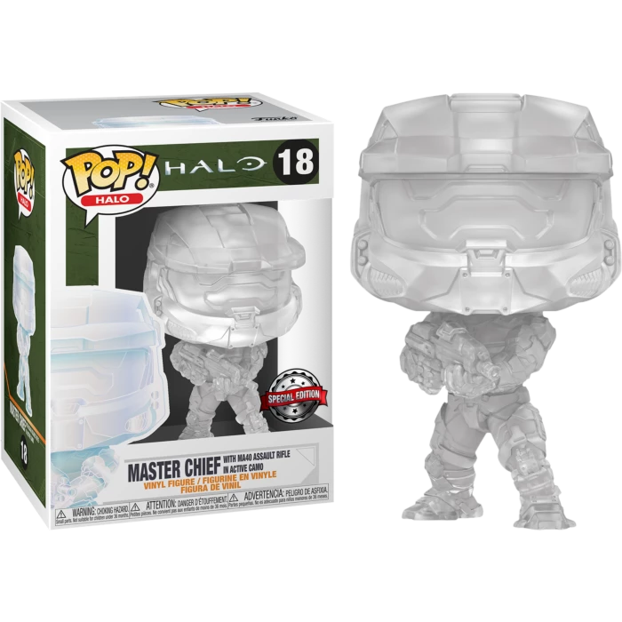 Funko Halo Infinite - Master Chief With MA40 Assault Rifle In Active Camo Pop! Vinyl Figure 3 Funko Halo Infinite - Master Chief With MA40 Assault Rifle In Active Camo Pop! Vinyl Figure