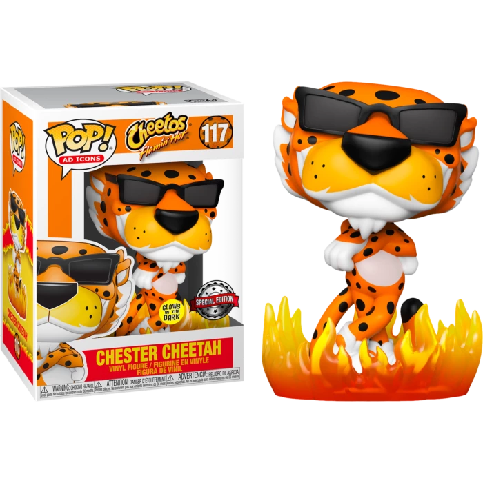 Hobby Zone Cheetos Flamin Hot - Chester Cheetah Pop! Vinyl Figure 3 Hobby Zone Cheetos Flamin Hot - Chester Cheetah Pop! Vinyl Figure