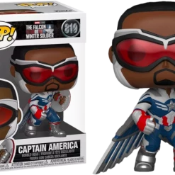Funko Marvel Merchandise The Falcon And The Winter Soldier - Captain America Pose With Wings Pop! Vinyl Figure