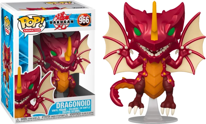 Funko Pop Vinyls NZ Bakugan - Dragonoid Pop! Vinyl Figure 3 Funko Pop Vinyls NZ Bakugan - Dragonoid Pop! Vinyl Figure
