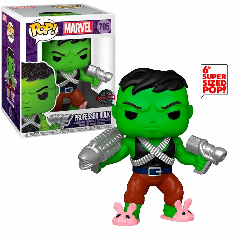 Funko The Hulk - Professor Hulk 6” Super Sized Pop! Vinyl Figure Pop Vinyls NZ 3 Funko The Hulk - Professor Hulk 6” Super Sized Pop! Vinyl Figure Pop Vinyls NZ