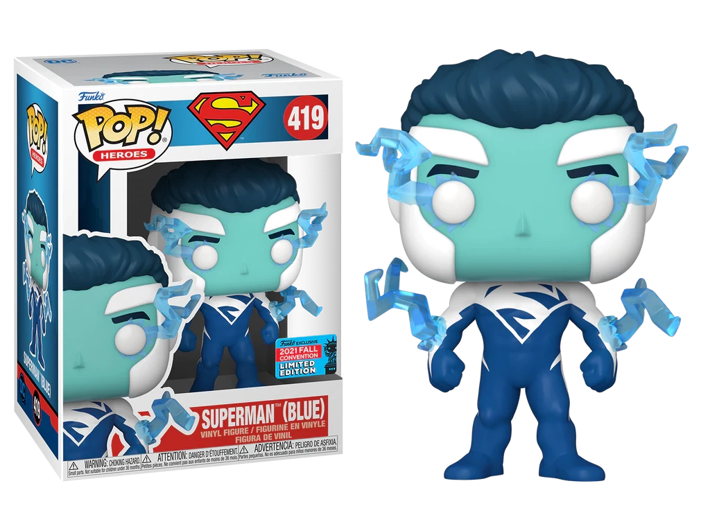 Hobby Zone Superman - Superman (Blue) - 2021 Fall Convention Edition - Pop! Vinyl Figure 3 Hobby Zone Superman - Superman (Blue) - 2021 Fall Convention Edition - Pop! Vinyl Figure
