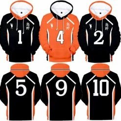 Hobby Zone Haikyuu - Cosplay Costumes Jersey Hoodie Fancy-Dress And Anime Costumes NZ