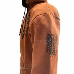 Hobby Zone Attack On Titan Brown Survey Corps Cosplay Hoodie