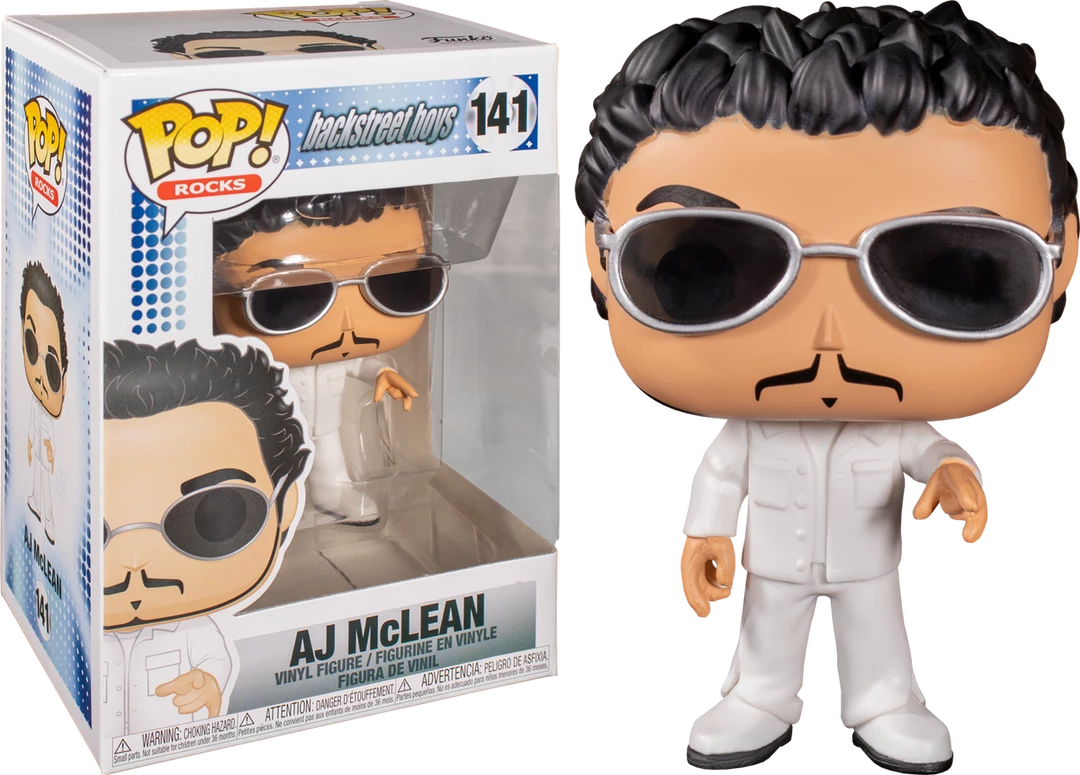 Funko Pop Vinyls NZ Backstreet Boys - AJ McLean Pop! Vinyl Figure 3 Funko Pop Vinyls NZ Backstreet Boys - AJ McLean Pop! Vinyl Figure