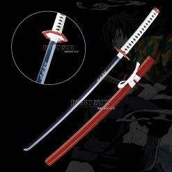 N/a Demon Slayer Giyuu Tomioka Nichirin Sword Premium V2-Blue Blade