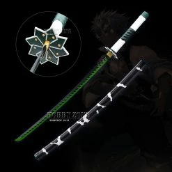 N/a Demon Slayer Sanemi Shinazugawa Wind Pillar Nichirin Sword Premium Version