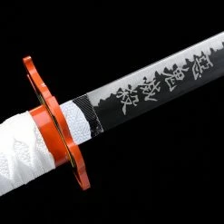 N/a Demon Slayer Kimetsu No Yaiba Kyojuro Rengoku Nichirin Sword Premium Version Armoury