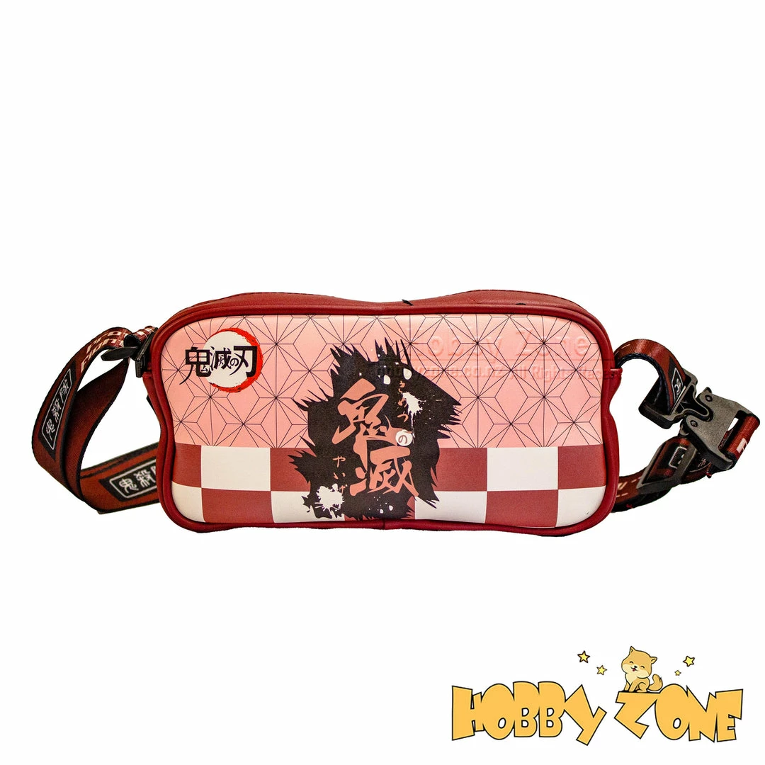 Hobby Zone Demon Slayer Nezuko Pink Sling Bag 6 Hobby Zone Demon Slayer Nezuko Pink Sling Bag