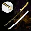 N/a Hand Forged Demon Slayer Kimetsu No Yaiba Zenitsu Agatsuma Nichirin Sword