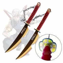 N/a Demon Slayer Tengen Uzui Sound Breathing Sword Knife Set