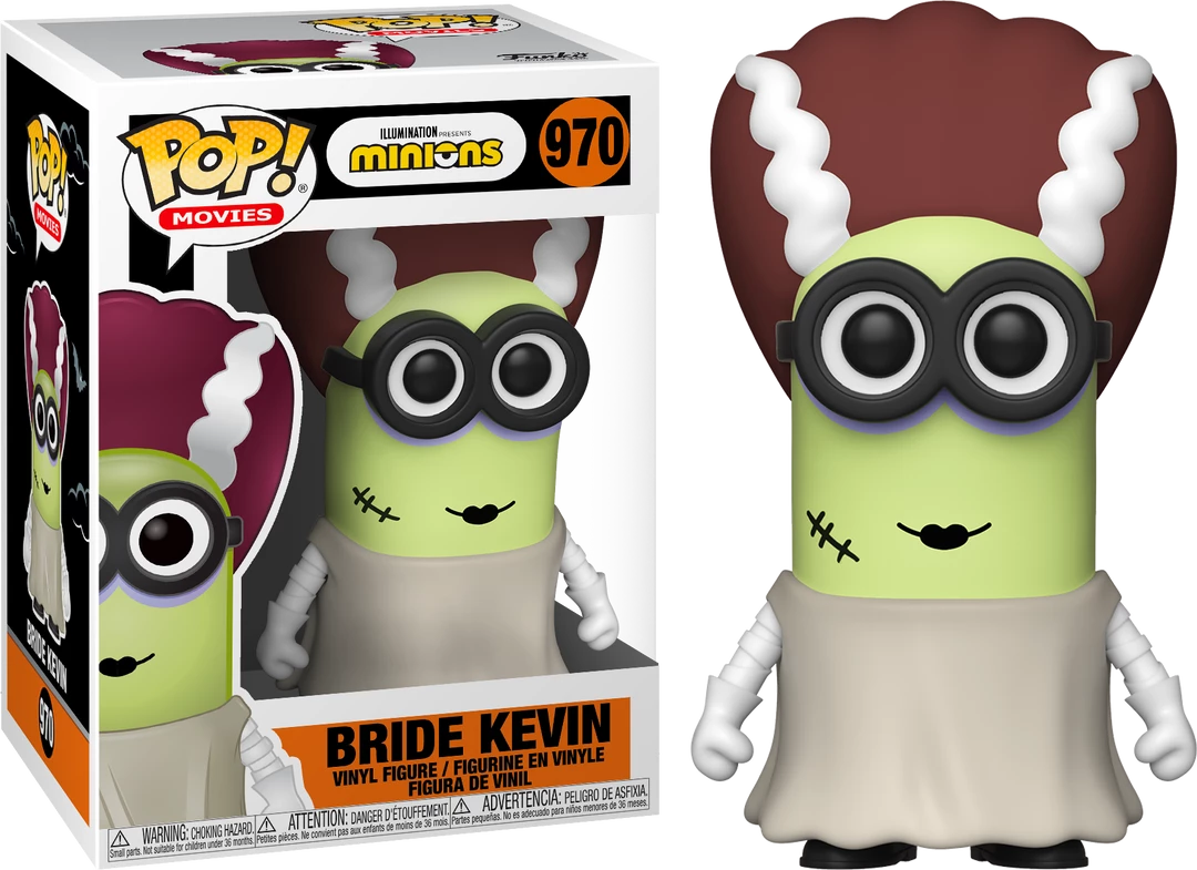 Funko Pop Vinyls NZ Minions - Bride Kevin Pop! Vinyl Figure 3 Funko Pop Vinyls NZ Minions - Bride Kevin Pop! Vinyl Figure