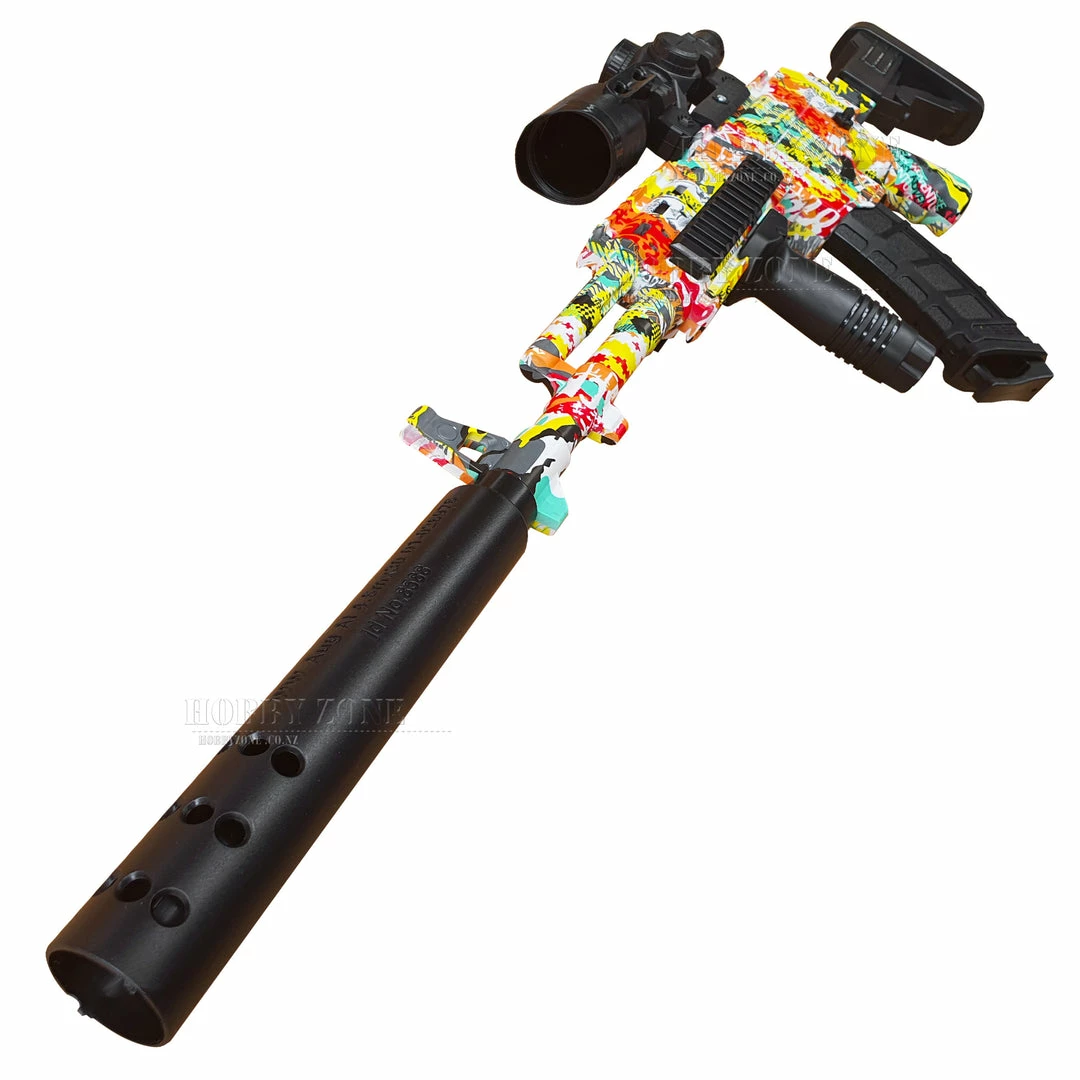 Hobby Zone QML M762 Pop Art Mosaic Gel Ball Blaster Cosplay 6 Hobby Zone QML M762 Pop Art Mosaic Gel Ball Blaster Cosplay