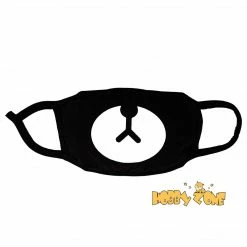 Hobby Zone Bear Nose Black Reusable Face Mask