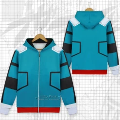 Hobby Zone My Hero Academia Deku Battle Suit Cosplay Hoodie Casual Clothes