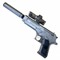 Hobby Zone JM M92 Silver Gel Ball Blaster Hand Pistol