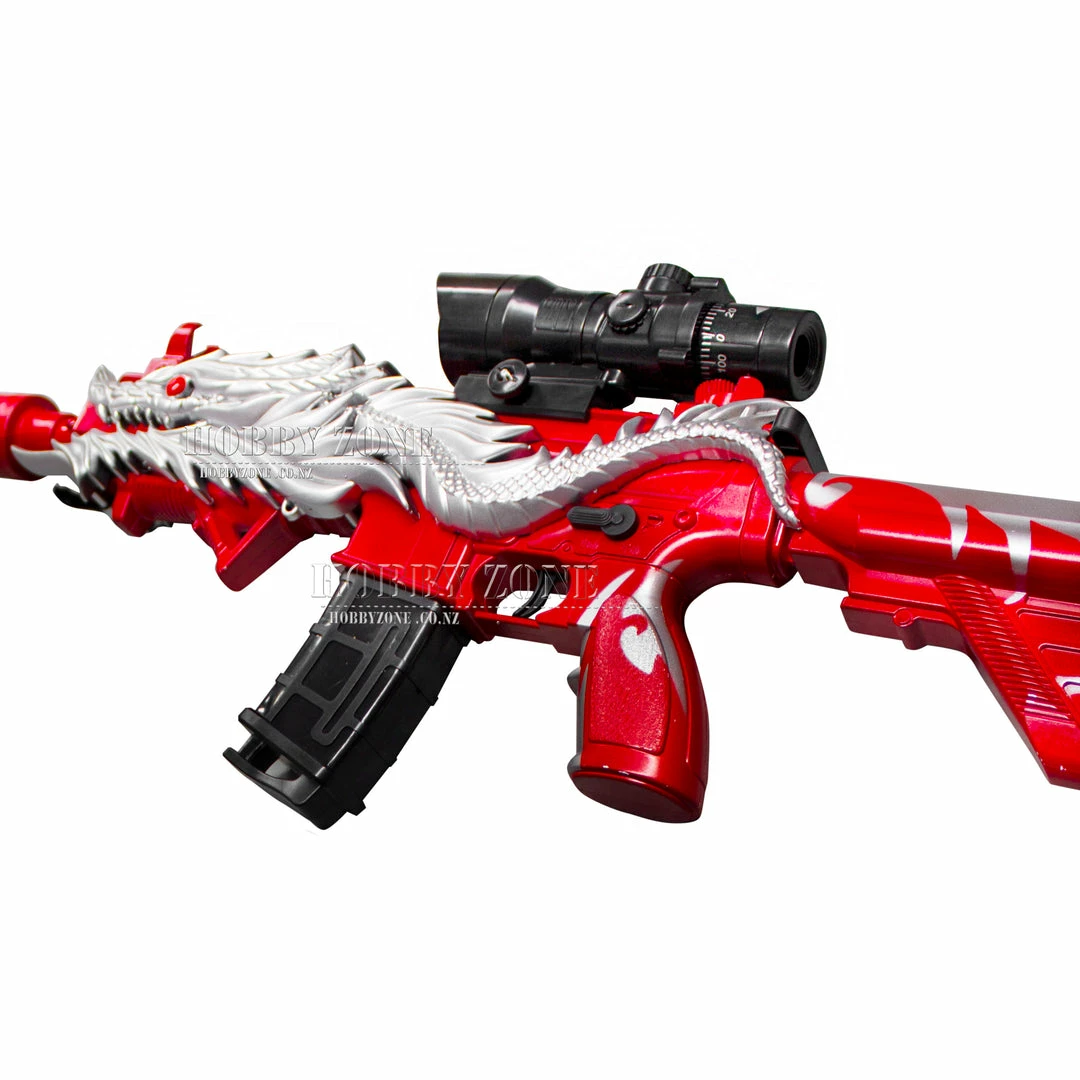 Hobby Zone Latest Arrival HD M416- Red Fire Storm Dragon Gel Ball Blaster 4 Hobby Zone Latest Arrival HD M416- Red Fire Storm Dragon Gel Ball Blaster