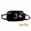 Hobby Zone Blow Kiss Black Reusable Face Mask