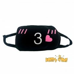 Hobby Zone Blow Kiss Black Reusable Face Mask
