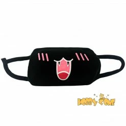 Hobby Zone "I Adore You" Black Reusable Face Mask Cosplay Accessories