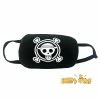 Hobby Zone One Piece Luffy Skull Black Reusable Face Mask
