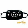 Hobby Zone Piglet Black Reusable Face Mask Cosplay Accessories