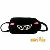 Hobby Zone Cosplay Accessories Smiley Teeth Grin Black Reusable Face Mask