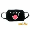 Hobby Zone Cosplay Accessories YAY! Emoji Black Reusable Face Mask