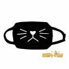 Hobby Zone Cat Whiskers Black Reusable Face Mask Cosplay Accessories