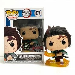Hobby Zone Chase Pop Demon Slayer - Tanjiro Kamado - Hinokami Kagura Dance Pop! Vinyl Figure - Glow Chase Edition