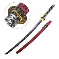 Hobby Zone Dark Red Snake Full Tang Hand Forged Sword Hand Forged Blades