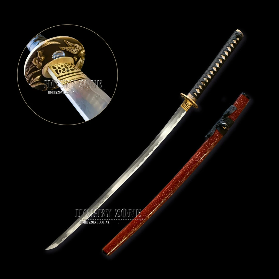 Hobby Zone Hand-Forged Full Tang Damascus Folded Japanese Samurai Katana Collection XII 3 Hobby Zone Hand-Forged Full Tang Damascus Folded Japanese Samurai Katana Collection XII