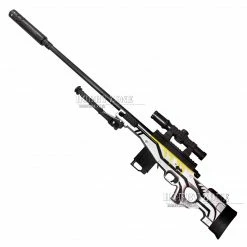 Hobby Zone LJ Silver AWM Sniper Rifle Gel Ball Blaster