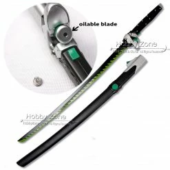 N/a OW Genji Shimada Live Size Dragonblade Sword W Re-Oilable Blade - Classic Skin Armoury