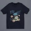 The Real People Underwater Spaceship "Peace Out Covid!" T-shirt