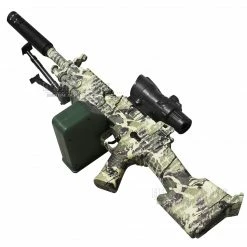 Hobby Zone Latest Arrival QML M249 Forest Italic Script Camo Gel Ball Blaster