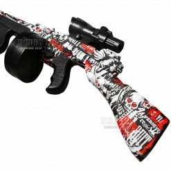 Hobby Zone Gel Ball Blasters QML Thompson Submachine Black N White Skull Gel Ball Blaster 9 Hobby Zone Gel Ball Blasters QML Thompson Submachine Black N White Skull Gel Ball Blaster