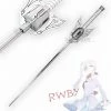 N/a Armoury RWBY White Snow Weiss Schnee Silver Myrtenaster Rapier Sword