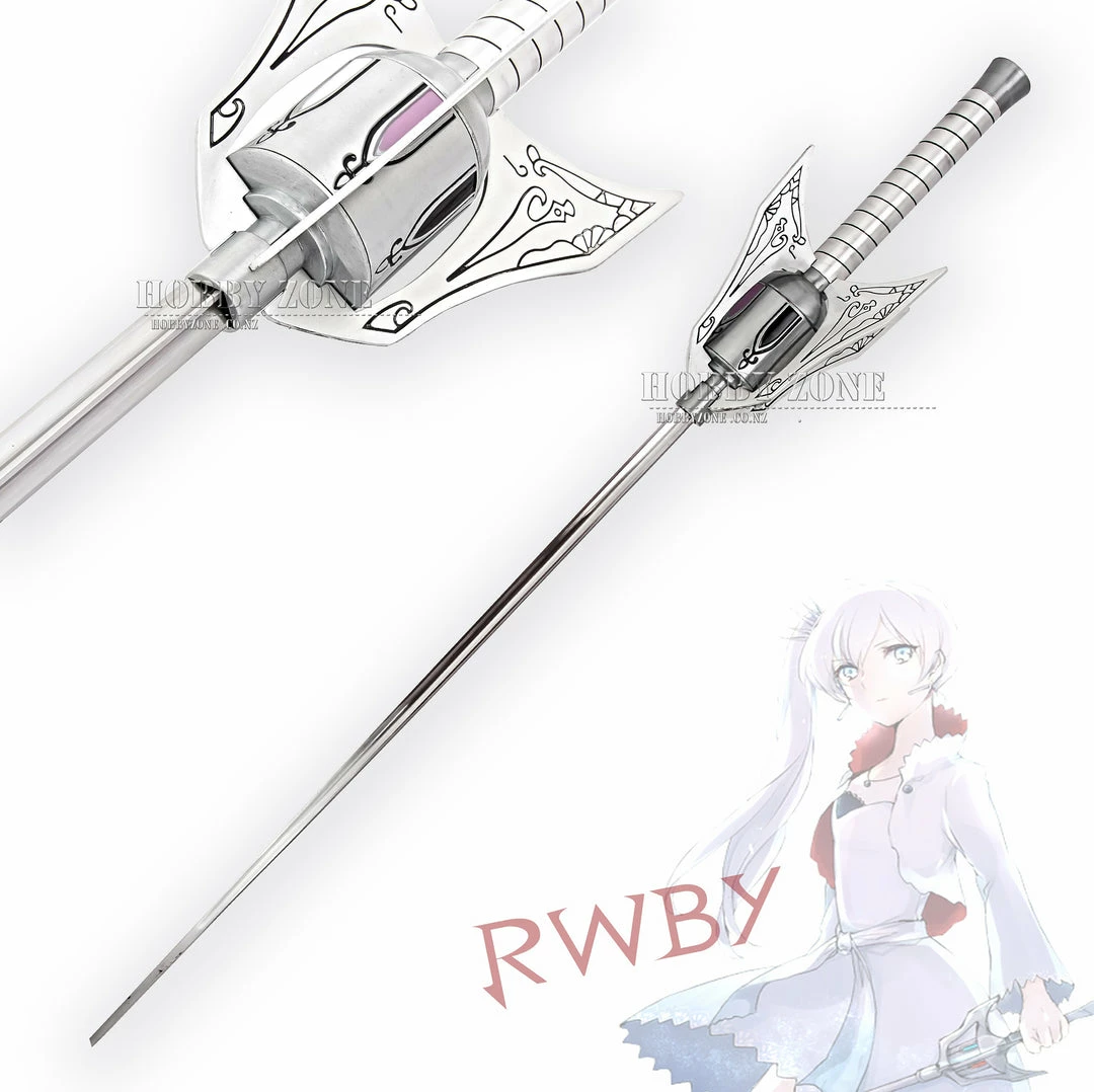N/a Armoury RWBY White Snow Weiss Schnee Silver Myrtenaster Rapier Sword 3 N/a Armoury RWBY White Snow Weiss Schnee Silver Myrtenaster Rapier Sword