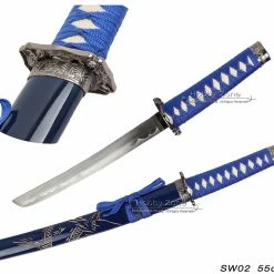 N/a Mini Samurai Sword-Blue Armoury