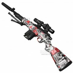 Hobby Zone SY KAR 98K Sniper "Grunge Rock" Skeleton Gel Ball Blaster Latest Arrival